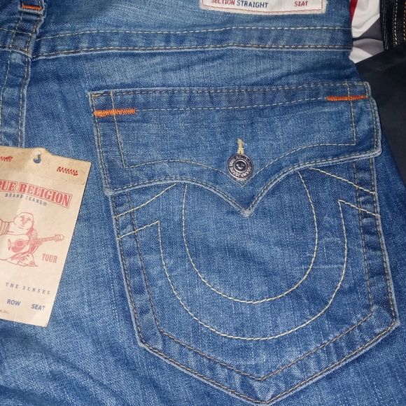 True Religion Mens Ricky Straight Jeans - Picture 7 of 7